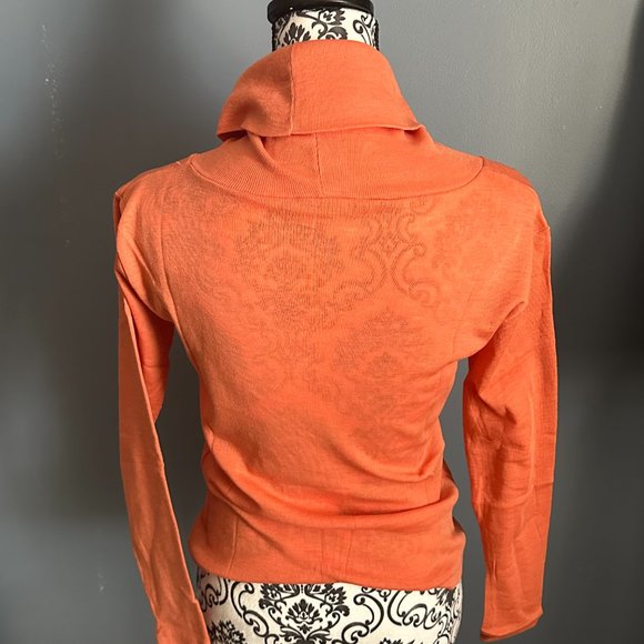 Orange Women's Crew Neck Sweater - Picture 4 of 6